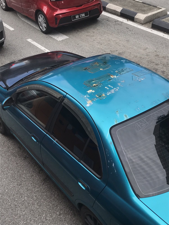 Hagelschaden ausgebessert?