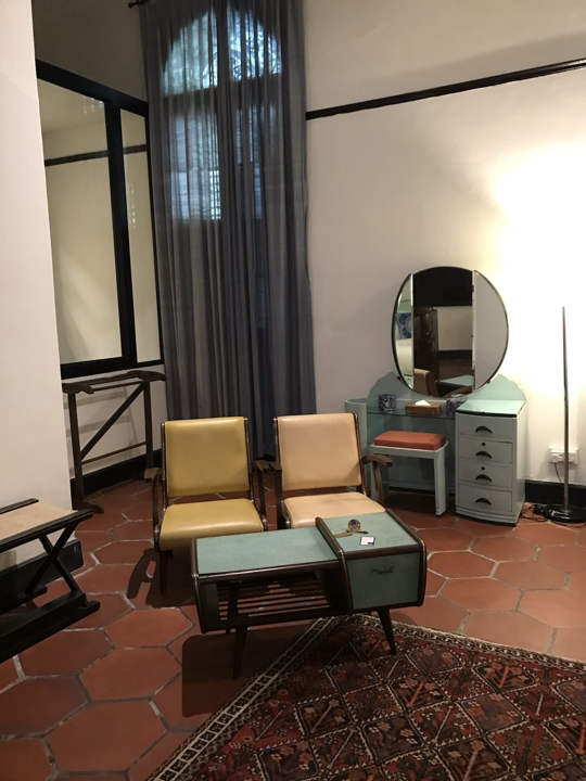Unser Zimmer, das 50s, original getreu m&ouml;bliert