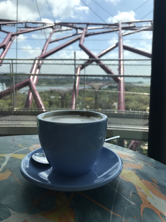 Cappuccino auf dem Supertree