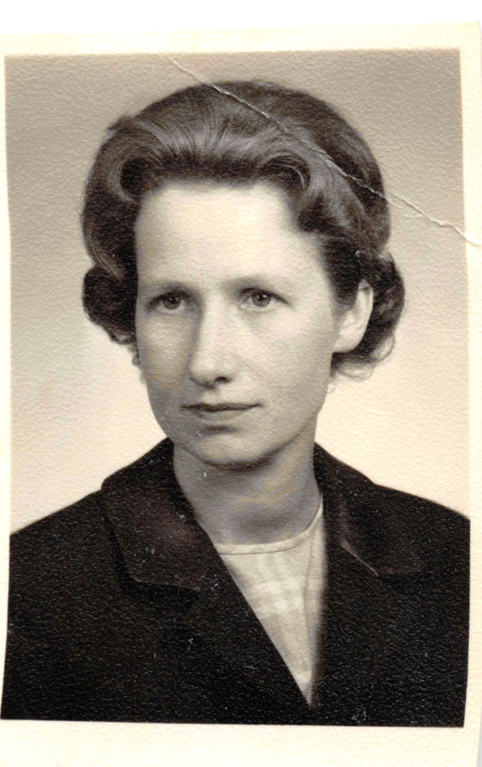 Typisches Passbild der 60er Jahre